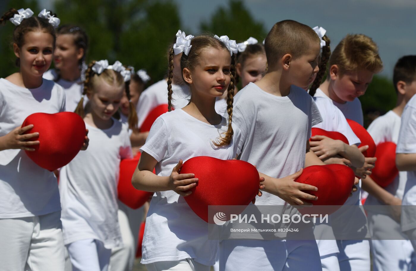 Парад кадетов на Поклонной горе