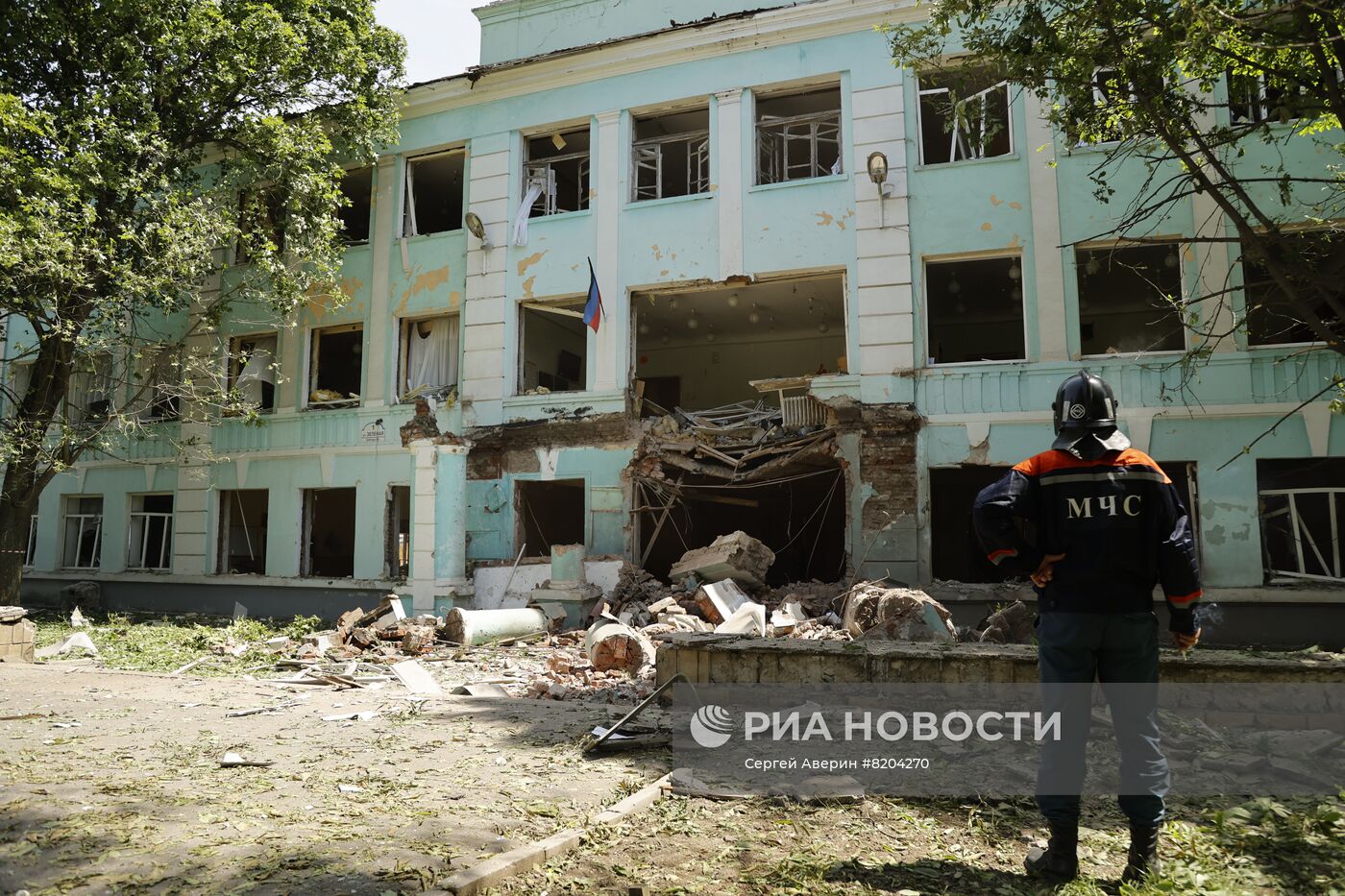 Украинские военные обстреляли центр Донецка