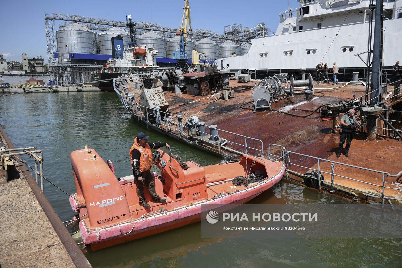 Работа Мариупольского порта