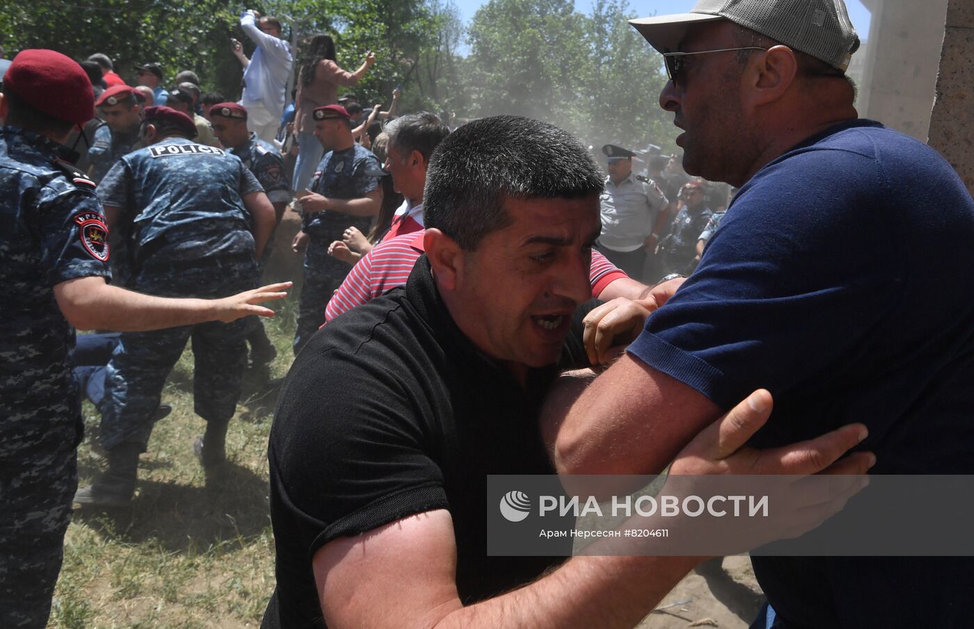 Акция оппозиции проходит в центре Еревана