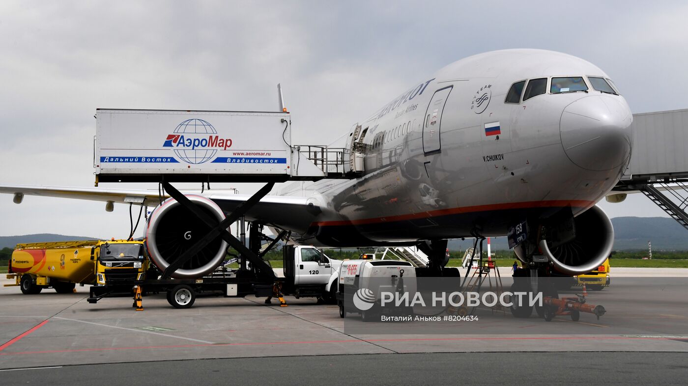 Авиаспоттинг в Международном аэропорту Владивостока