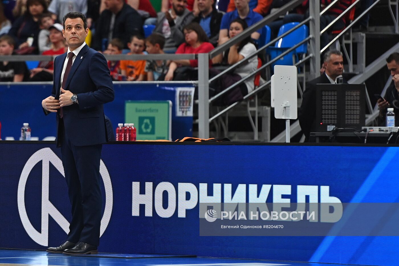 Баскетбол. Единой лиги ВТБ. Матч ЦСКА - "Зенит"