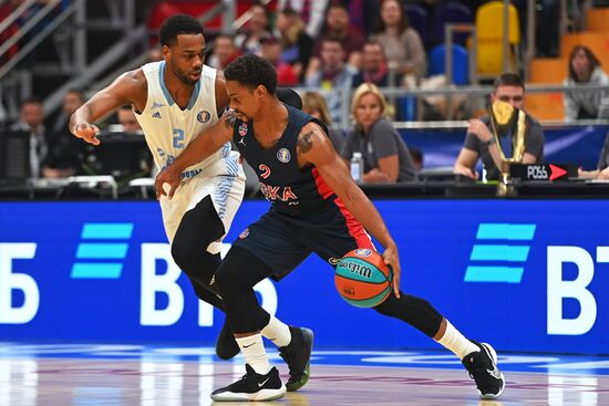 Баскетбол. Единой лиги ВТБ. Матч ЦСКА - "Зенит"