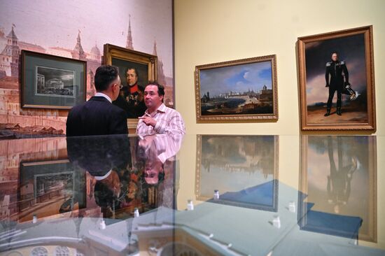 Открытие выставки "Москва и москвичи в эпоху Александра I"
