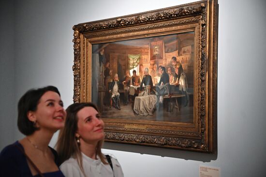 Открытие выставки "Москва и москвичи в эпоху Александра I"