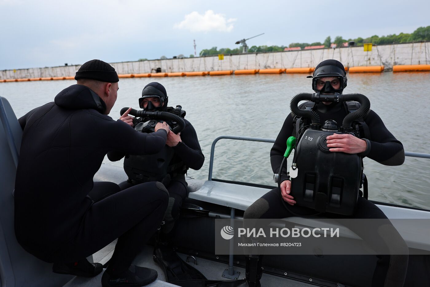 Учение противодиверсионных сил в Балтийске