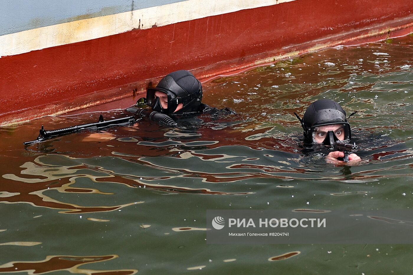 Учение противодиверсионных сил в Балтийске