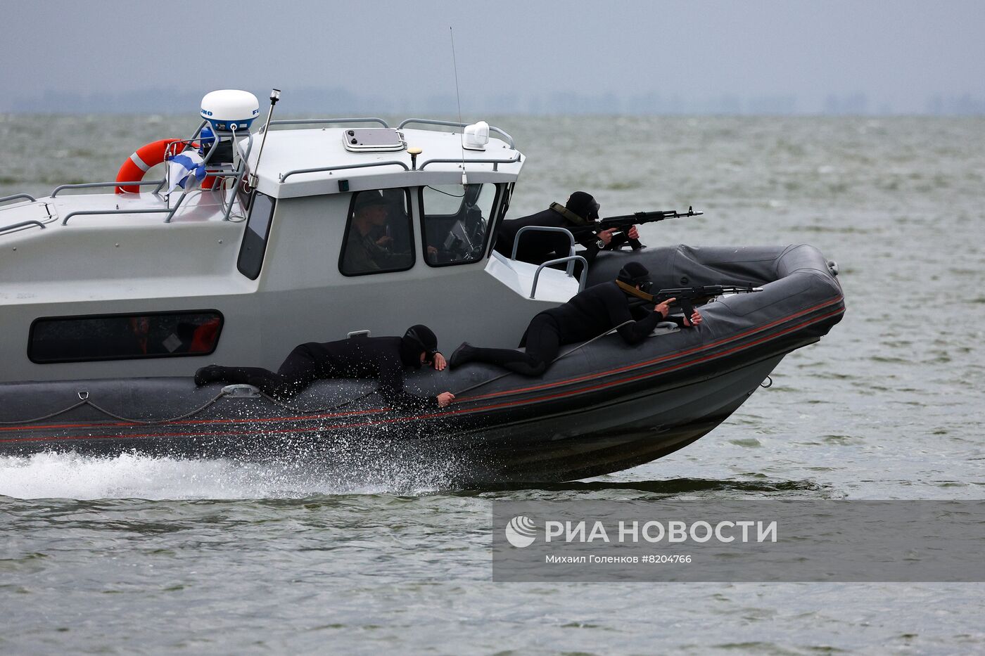 Учение противодиверсионных сил в Балтийске