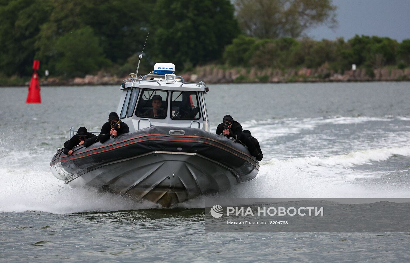 Учение противодиверсионных сил в Балтийске