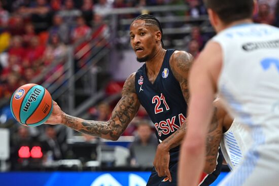 Баскетбол. Единой лиги ВТБ. Матч ЦСКА - "Зенит"