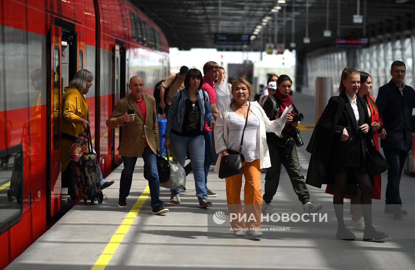 Открытие нового железнодорожного терминала в аэропорту Шереметьево