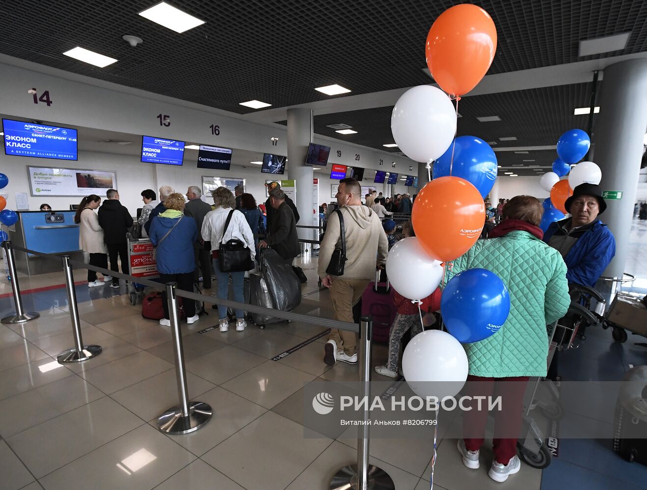 Запуск прямых рейсов из Владивостока в Санкт-Петербург компанией "Аэрофлот" 