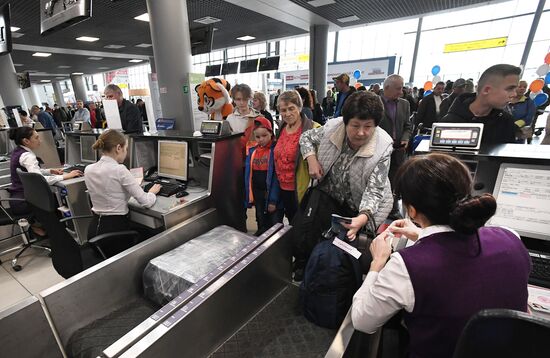 Запуск прямых рейсов из Владивостока в Санкт-Петербург компанией "Аэрофлот" 