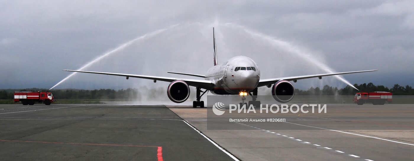 Запуск прямых рейсов из Владивостока в Санкт-Петербург компанией "Аэрофлот"