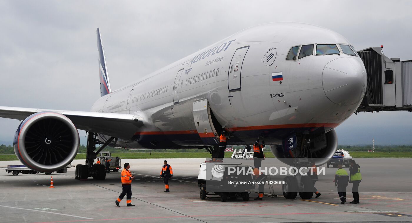 Запуск прямых рейсов из Владивостока в Санкт-Петербург компанией "Аэрофлот" 