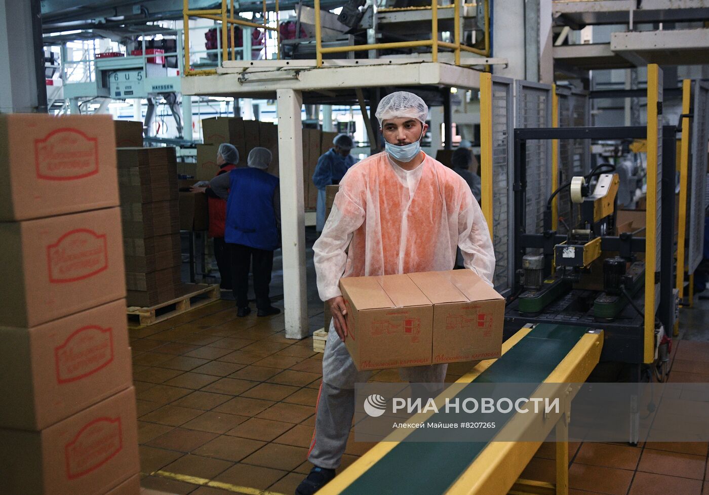Производство картофельных чипсов "Московский картофель"
