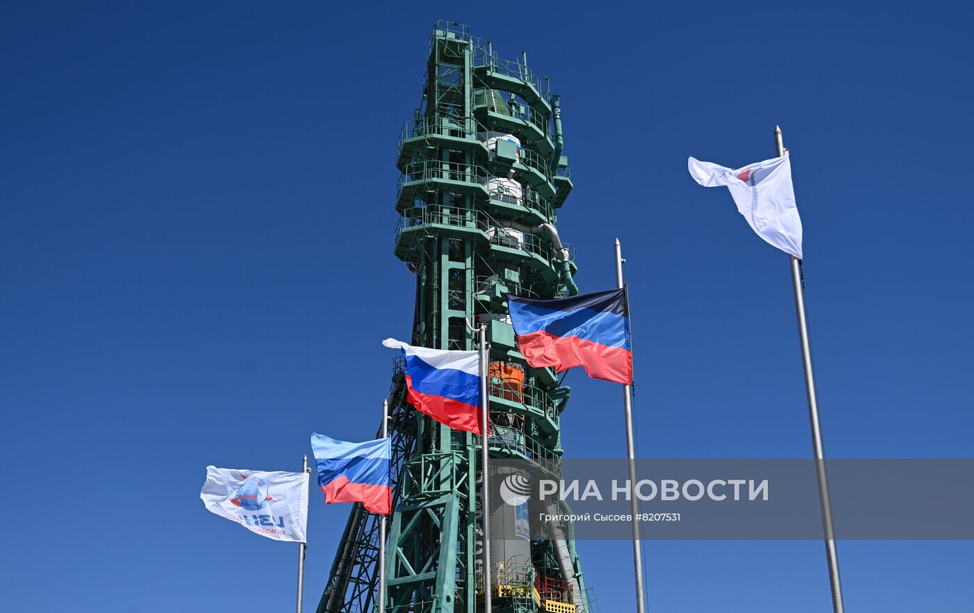 Пуск РН "Союз 2.1а" с транспортным грузовым кораблем "Прогресс МС-20"