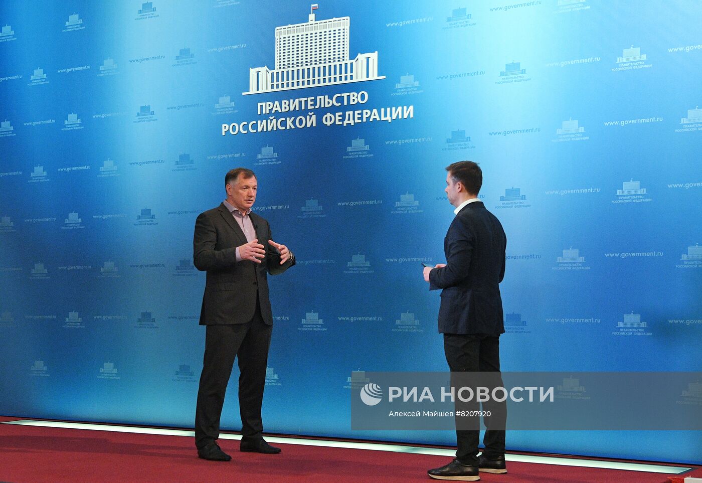 Брифинг вице-премьера РФ М. Хуснуллина