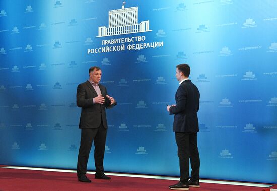 Брифинг вице-премьера РФ М. Хуснуллина 