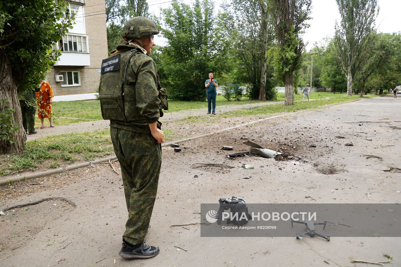 Украинские войска обстреляли центральные районы Донецка из "Града"