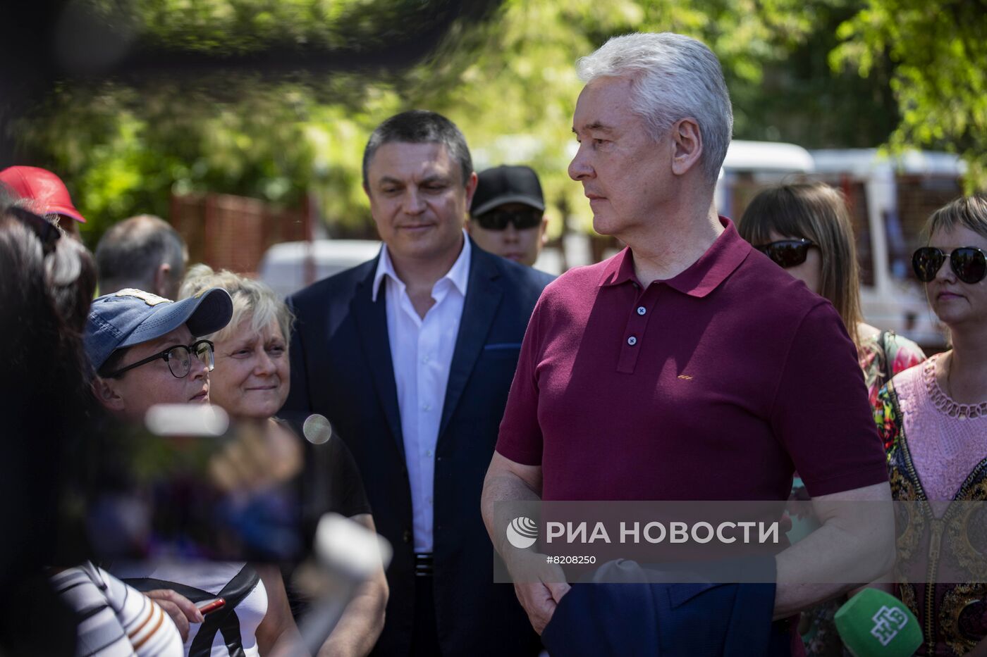 Мэр Москвы С. Собянин посетил Луганск