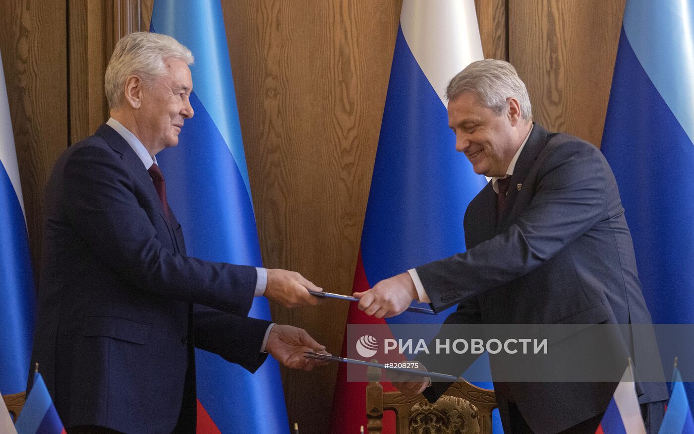 Мэр Москвы С. Собянин посетил Луганск