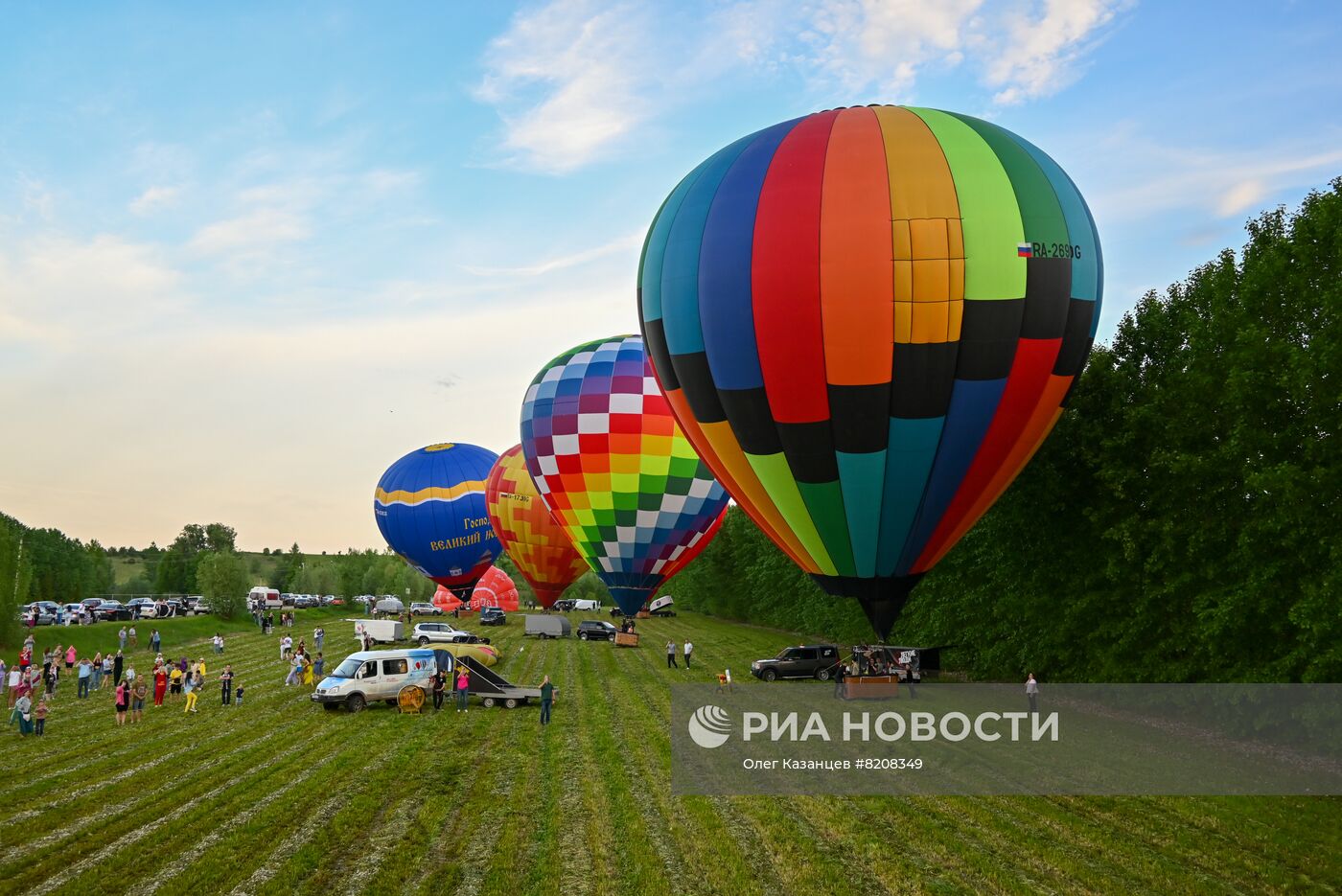 Международная фиеста тепловых аэростатов в Татарстане