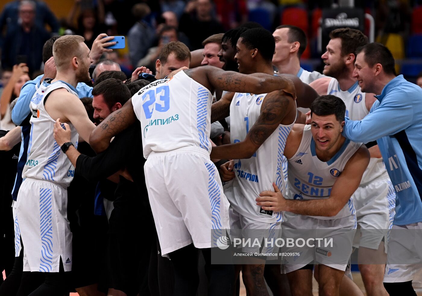 Баскетбол. Единая лига ВТБ. Финальный матч. ЦСКА - "Зенит"