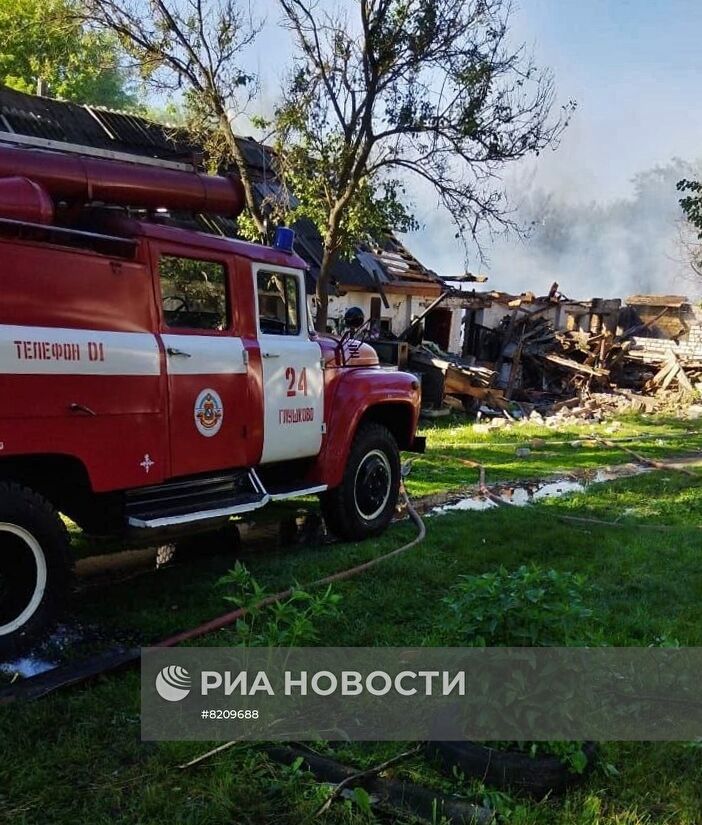 Поселок Теткино в Курской области обстрелян со стороны украинских военных