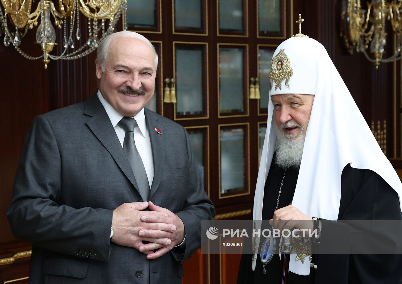 Встреча патриарха Кирилла с президентом Республики Беларусь А. Лукашенко