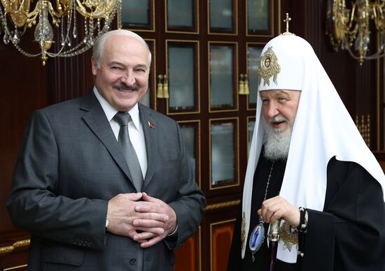 Встреча патриарха Кирилла с президентом Республики Беларусь А. Лукашенко