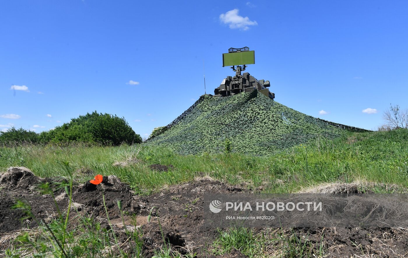 Работа ПВО "Тор М2У" в зоне проведения спецоперации