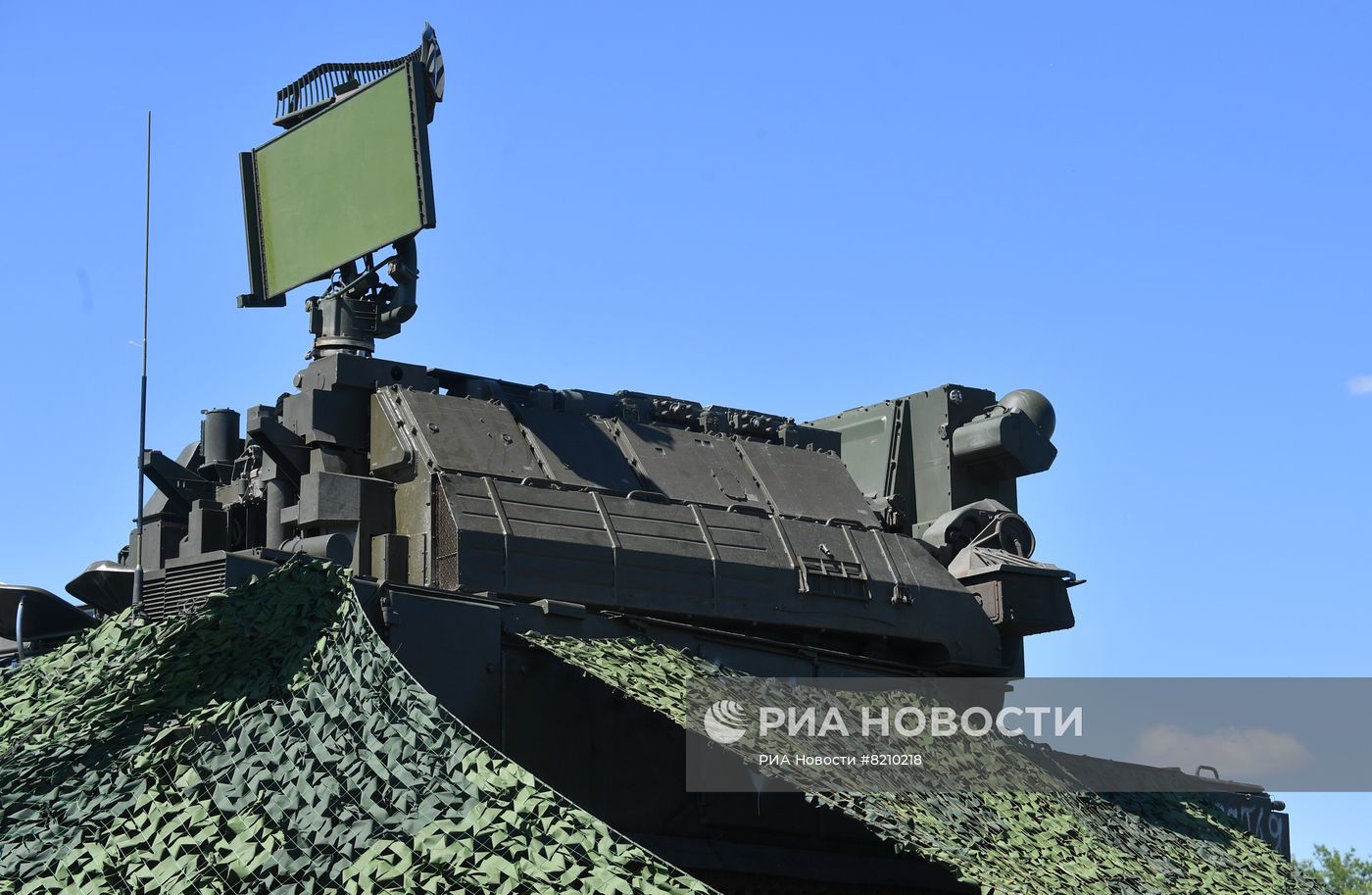 Работа ПВО "Тор М2У" в зоне проведения спецоперации