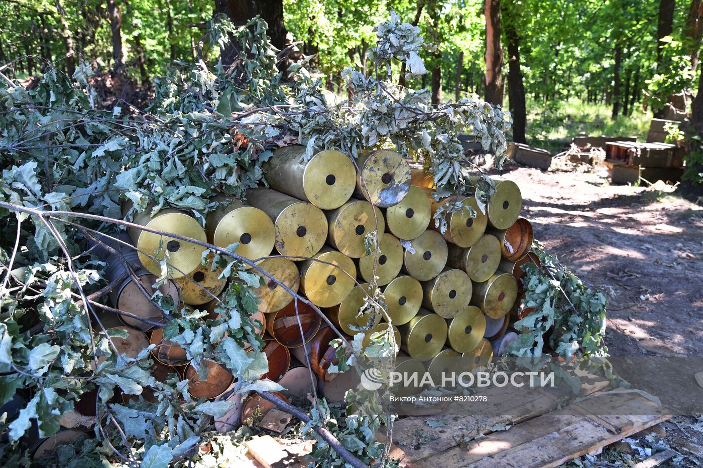 Артиллерия ЛНР ведет обстрел ВСУ с окраин Попасной