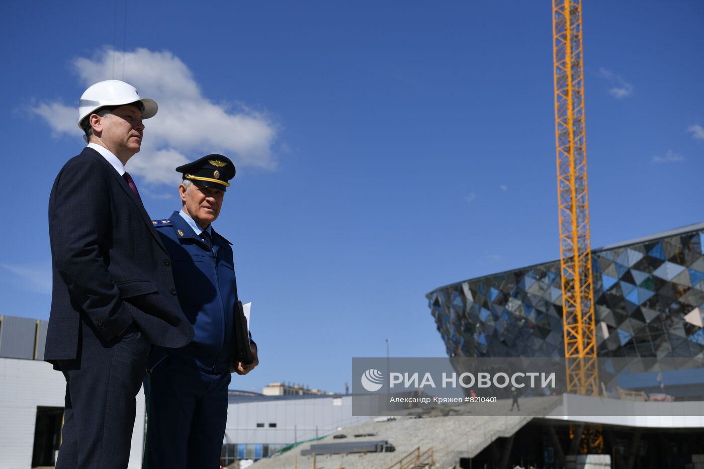 Строительство ледовой арены в Новосибирске