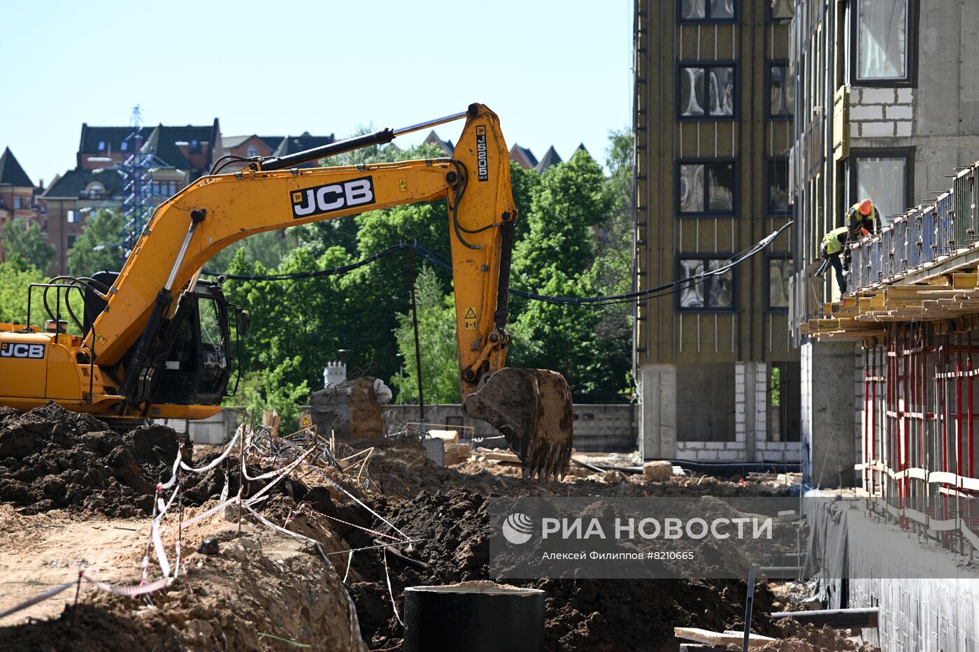 Строительство ЖК "Бригантина" в Долгопрудном