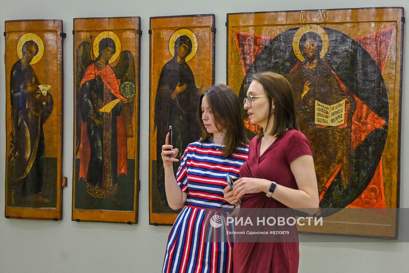 Открытие выставки "Коломенское. 100 шедевров русского искусства. Вне границы времен"