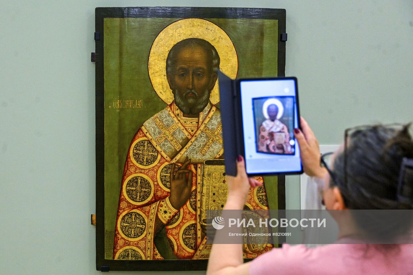 Открытие выставки "Коломенское. 100 шедевров русского искусства. Вне границы времен"