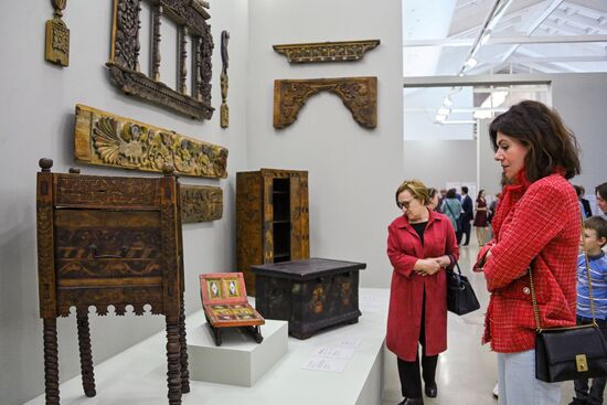 Открытие выставки "Коломенское. 100 шедевров русского искусства. Вне границы времен"