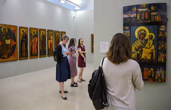 Открытие выставки "Коломенское. 100 шедевров русского искусства. Вне границы времен"