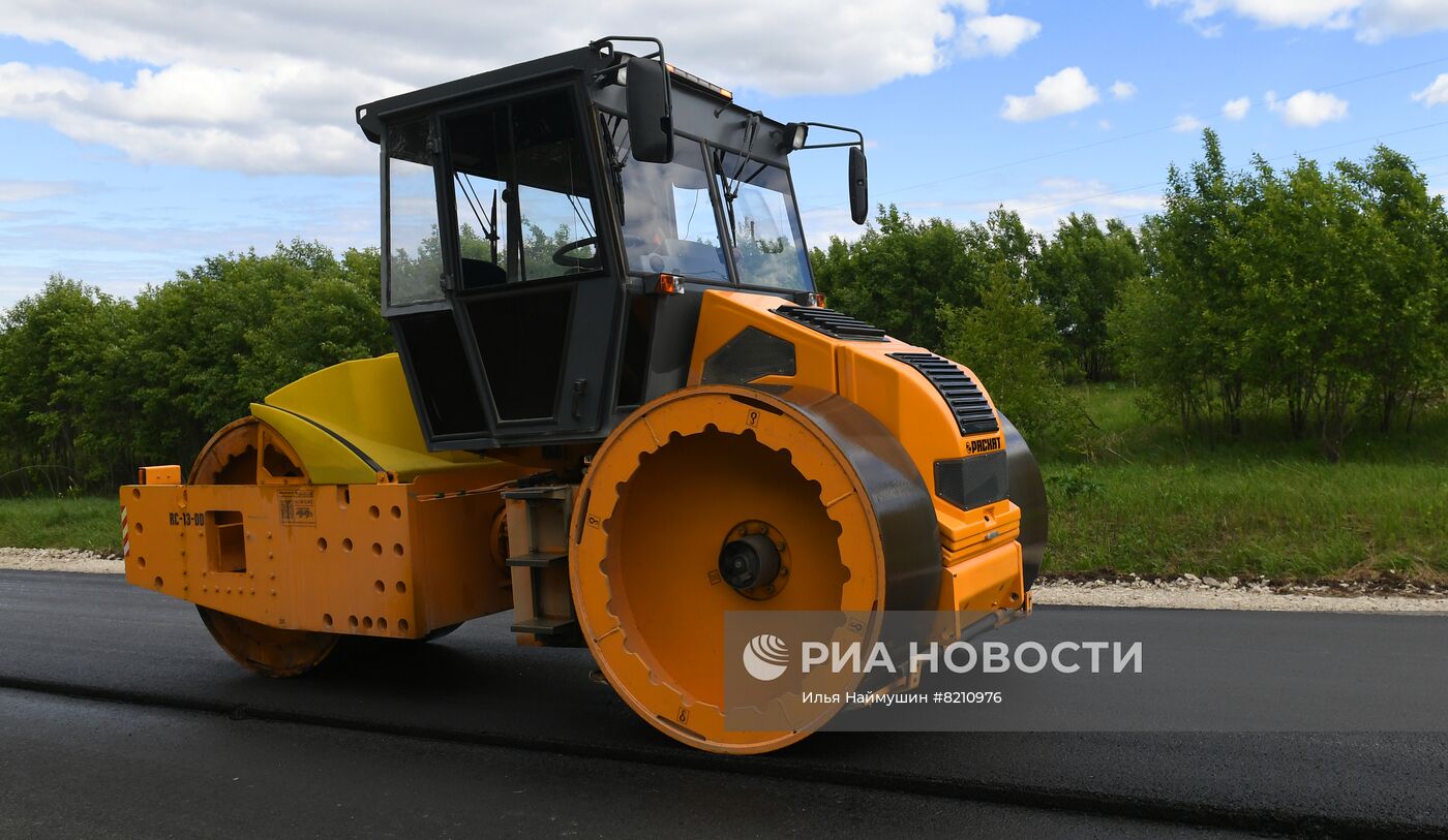 Дорожные работы в Красноярском крае