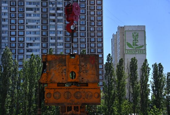 Строительство участка Юго-Восточной хорды