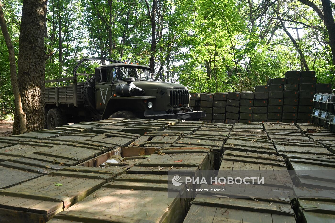 Отправка материально-технического обеспечения ВС РФ в зону специальной военной операции