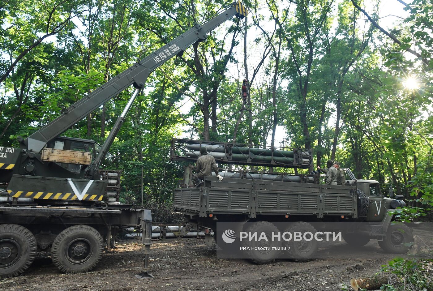 Отправка материально-технического обеспечения ВС РФ в зону специальной военной операции