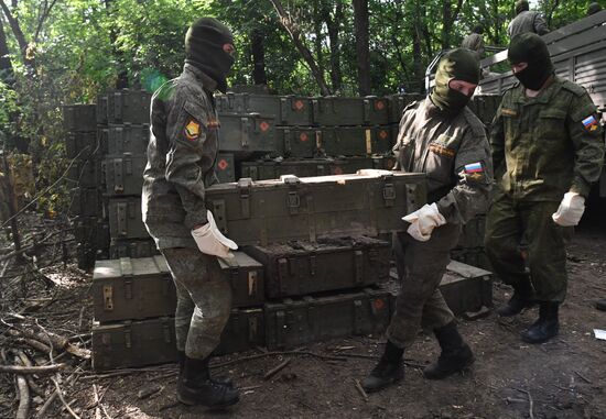 Отправка материально-технического обеспечения ВС РФ в зону специальной военной операции