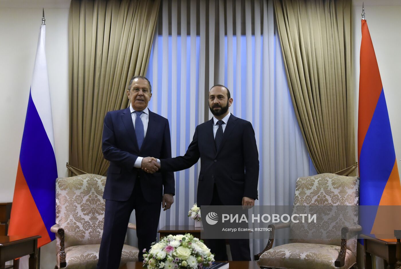 Визит главы МИД РФ С. Лаврова в Армению