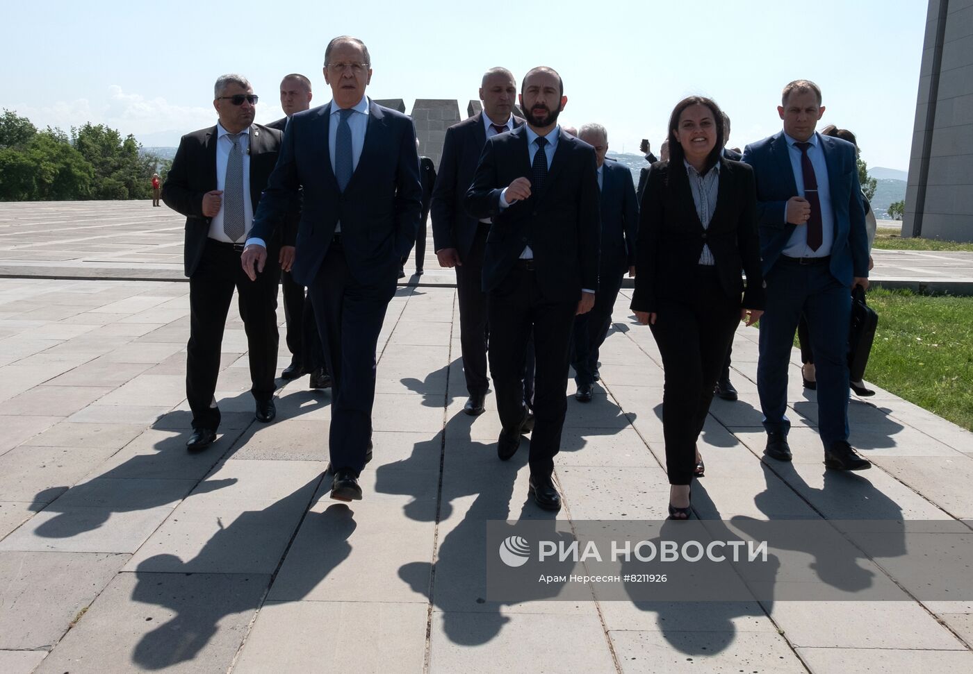 Визит главы МИД РФ С. Лаврова в Армению 