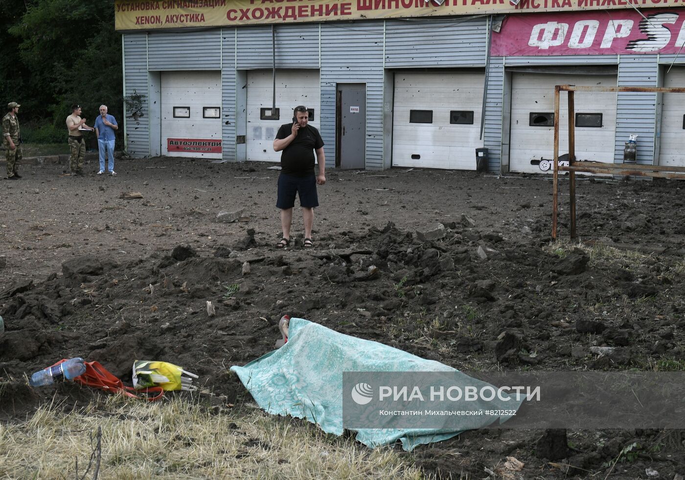 Донецк подвергся новому обстрелу со стороны ВСУ