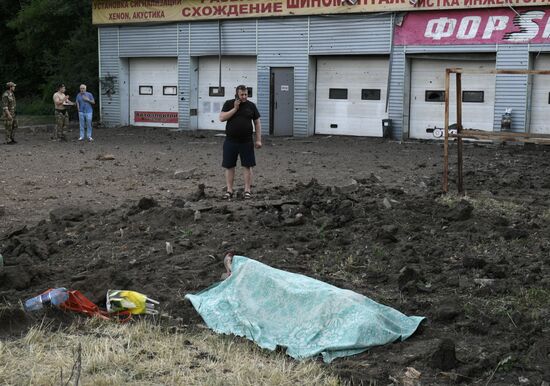 Донецк подвергся новому обстрелу со стороны ВСУ