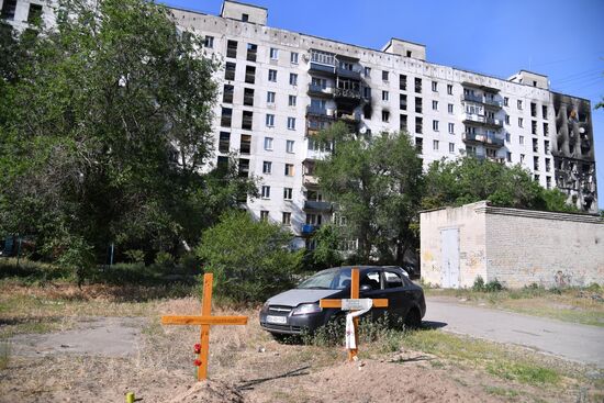 Жизнь в городе Северодонецке в ЛНР